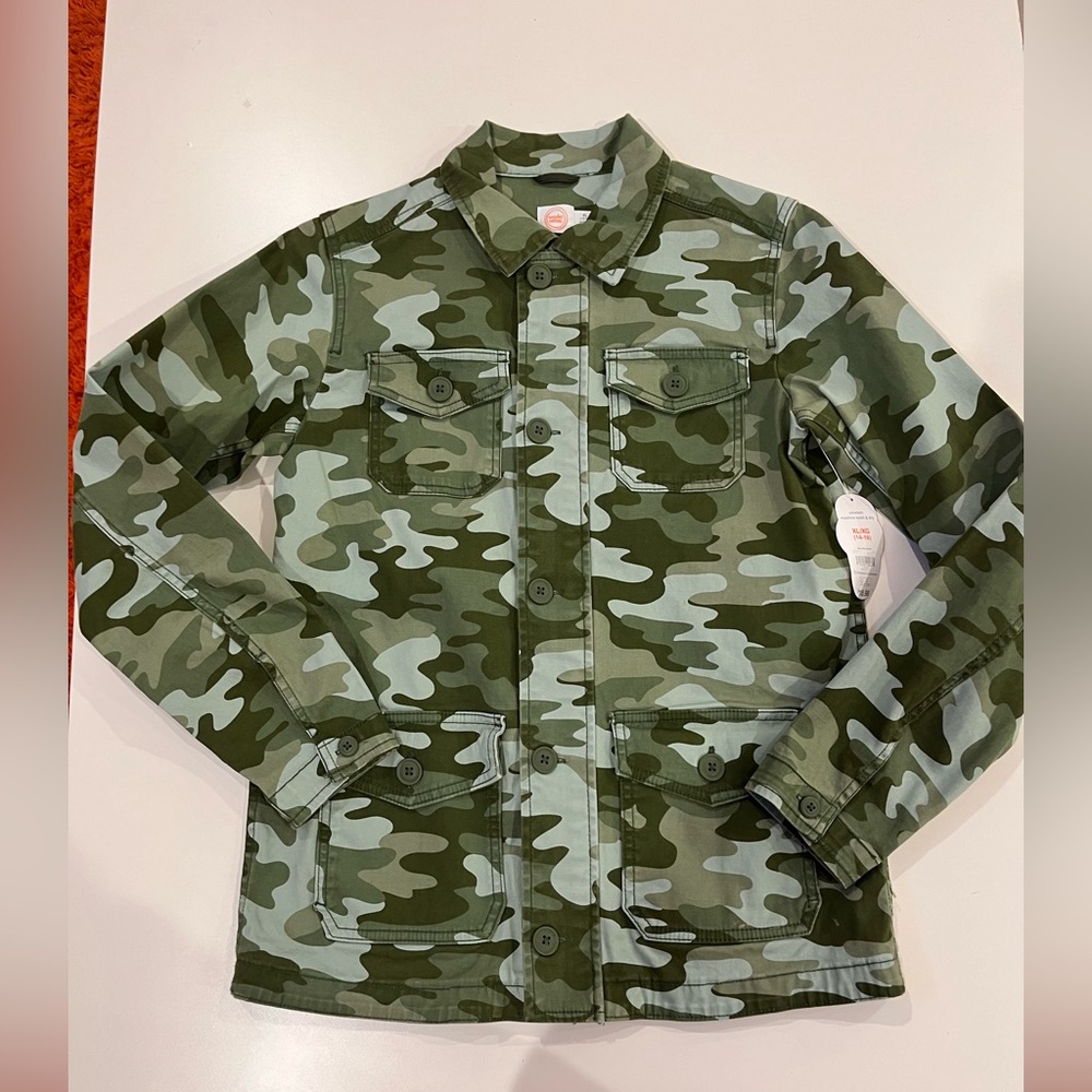 Camo Shirt Jacket